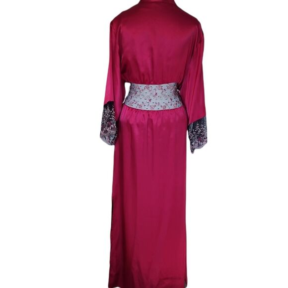 Vintage Valerie Stevens Floral Long Robe - Picture 2 of 9